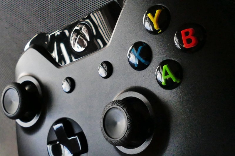 silver colored, video games, gamepad, device, man made, 5K, geometric shape, joystick, accessory, indoors, gaming, remote, toy, entertainment, push button
