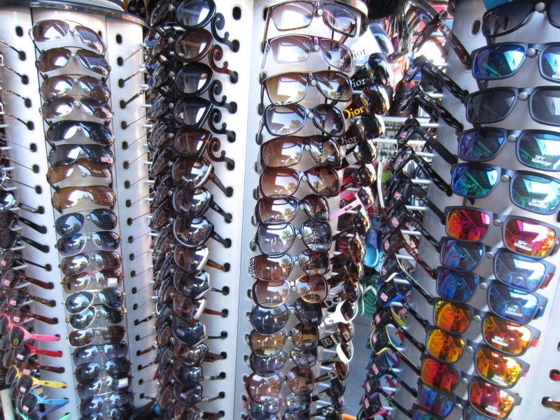 street market, multi colored, no people, boutique, colorful, consumerism, assorted, buying, photography, in a row, retail display, eyewear, shades, uv protection