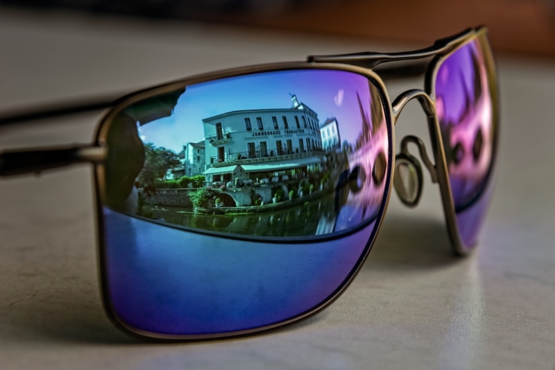 glass - material, sun protection, summer, 5K, cool, uv protection, darken, purple, fashionable, day, vacations, reflection, transparent, personal accessory