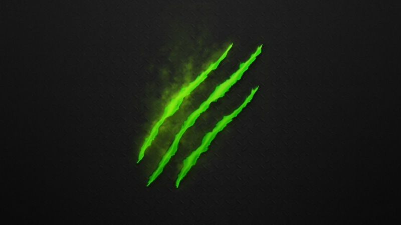 science, lighting equipment, green, illuminated, no people, logo, indoors, green color, fluorescent, light - natural phenomenon, dark, studio shot, copy space