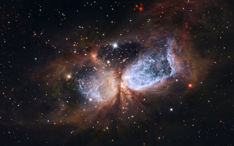view, sector C 106, region S 106, black Hole, Sh 2-106, galaxy, nature, planet - Space, backgrounds, dark, bright, young stars, science, space, satellite view