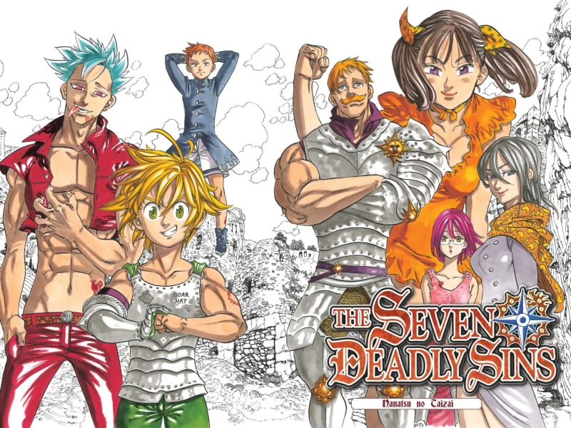representation, indoors, multi colored, statue, Diane (The Seven Deadly Sins), Gowther (The Seven Deadly Sins), sins, arts culture and entertainment, Escanor (The Seven Deadly Sins)