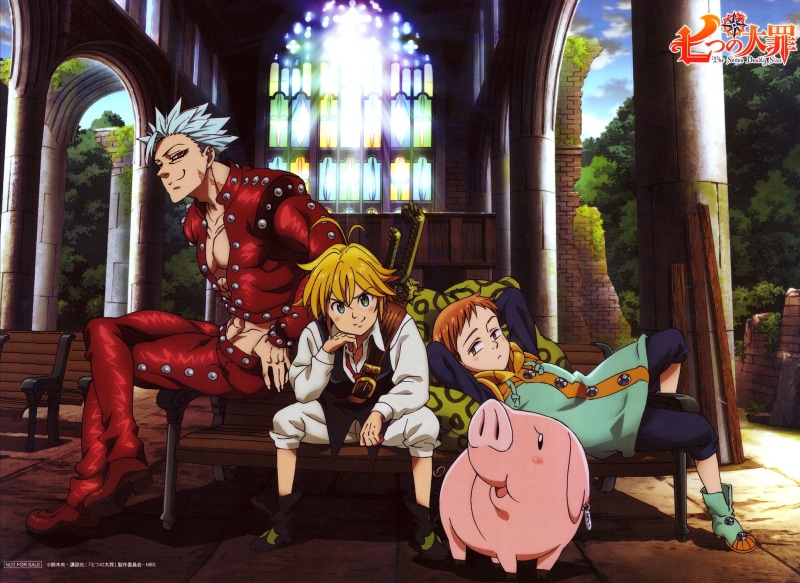 Meliodas (The Seven Deadly Sins), The Seven Deadly Sins, 1080P, Hawk (The Seven Deadly Sins), Ban (The Seven Deadly Sins), King (The Seven Deadly Sins)