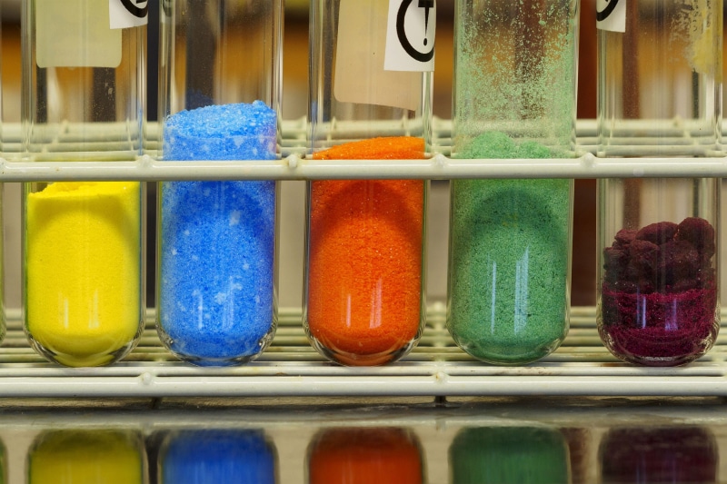chemical, indoors, arrangement, hazard, pharmaceutical, used, choice, shelf, laboratory, risk, chemistry, dichromate, salts, study, retail, variation, mineral