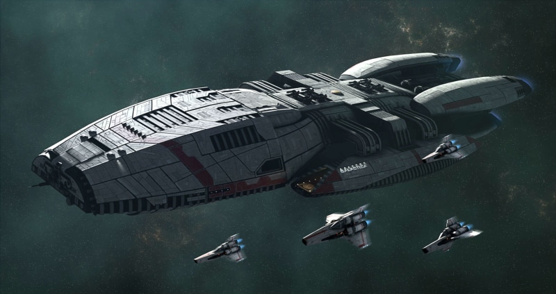 tactical, futuristic, ship, space, strategy, warship, action, galactica, battlestar, spaceship, fighting, sci-fi, 1080P
