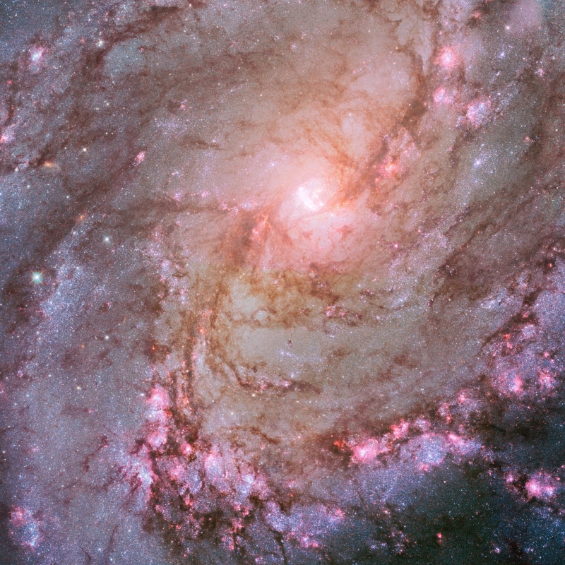 telescope, 2K, no people, radiation, science, space exploration, ngc 5236, constellation, cosmos, messier 83, sky, hubble, nasa, dust, star - space, space