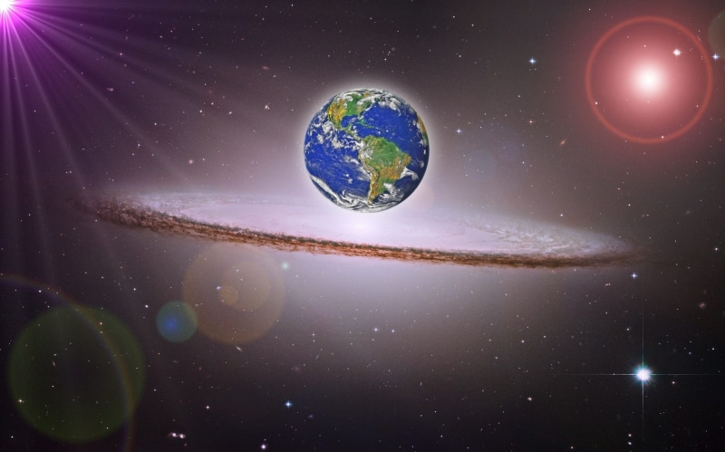 nature, big bang, world universe, outdoors, celestial body, globe, Hunting Dogs, starry sky, canis major, divinity, constellation, creation, dark, photo montage