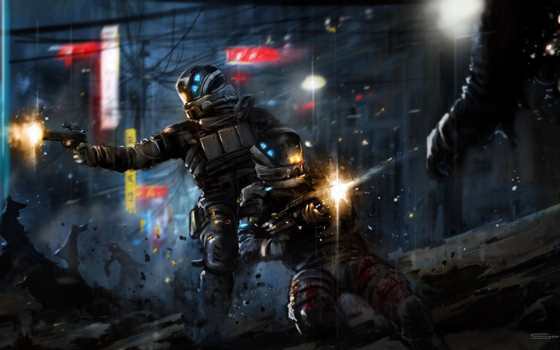 action, cyberpunk, fighting, battle, blacklight, sci-fi, sci, urban, shooter, fps, retribution, 1080P, futuristic, game, warrior