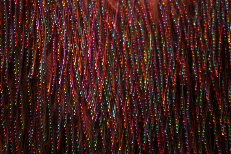 indoors, light trails, string, close-up, digital art, design, still life, abstract, blurred, collection, pattern, illuminated, 1080P, no people, shiny