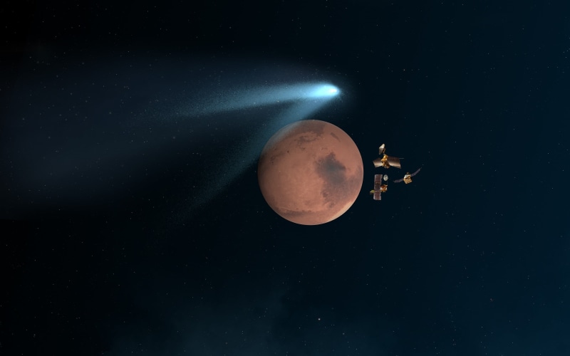 science, lights, astrology, outdoors, star field, no people, eclipse, orbiting, CGI, Mars, exploration, planetary moon, space exploration, scenics - nature