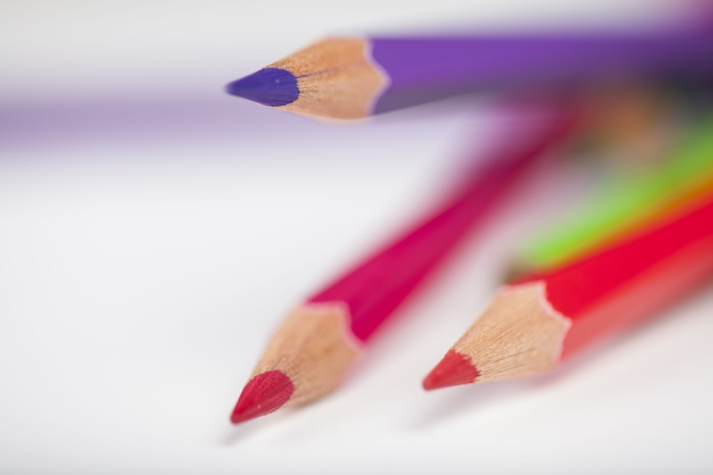 class, pink, colored pencil, art and craft, painter, detail, nobody, studio shot, note, wood - material, white background, copy space, pen, arts culture and entertainment