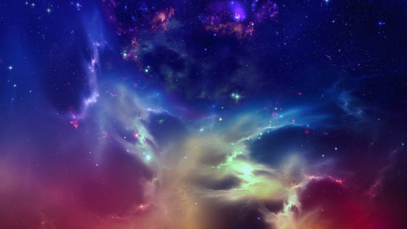 anime, gundam, art, x, px, 1920x1080 px, nebulae, seed, 1080P, Space, digital, stars, outer, hd, artwork