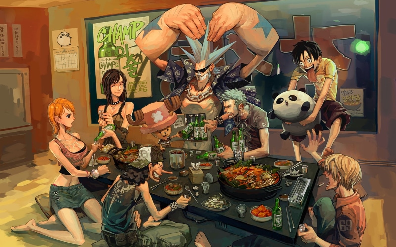 Tony Tony Chopper, Sanji (One Piece), Franky (One Piece), Monkey D. Luffy, Nami (One Piece), 1080P, Usopp (One Piece), One Piece, Zoro Roronoa, Nico Robin