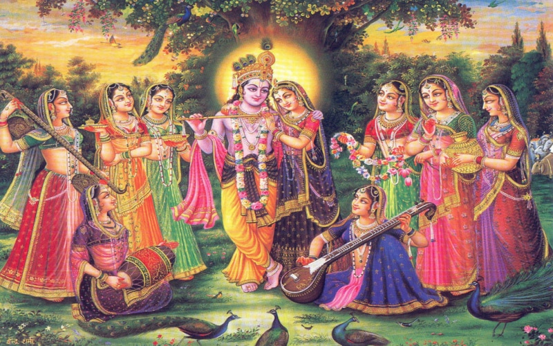 Shree Krishna, 1080P, hinduism, krishna, religion, hindu, 1920x1200k