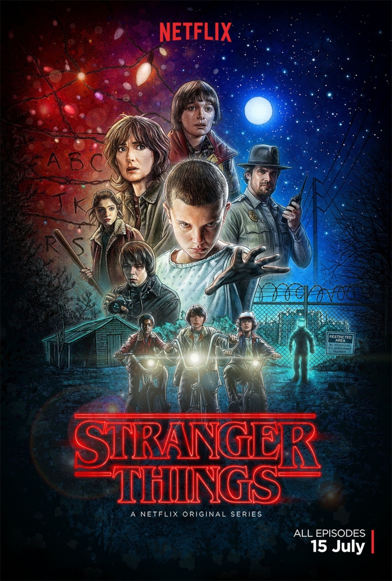 Netflix, poster, 2K, Stranger Things