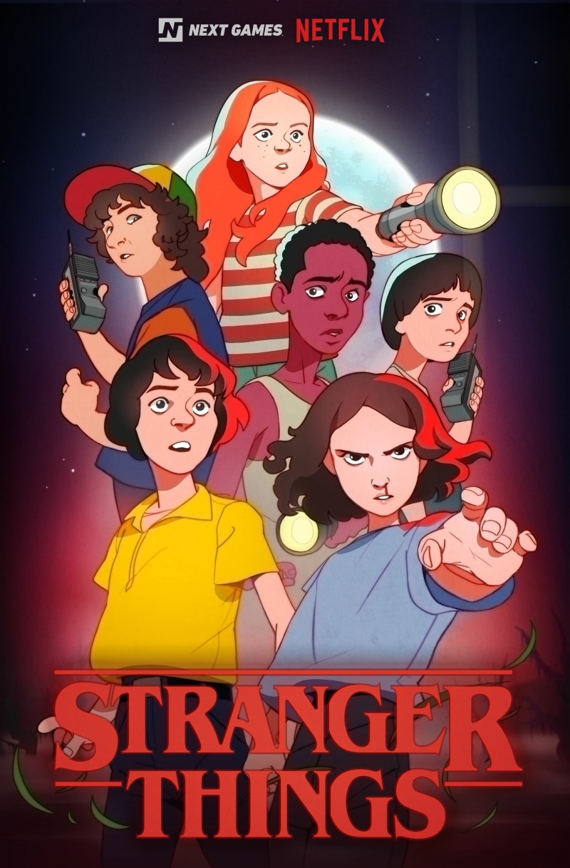 movies, Retro style, Netflix, people, 1980s, 2K, artwork, Stranger Things, tv series, vertical, 80s