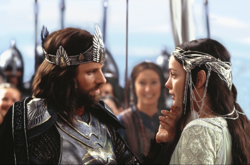 The Lord of the Rings, The Lord of the Rings: The Return of the King, aragorn, screenshot, tale, still, 720P, movie, arwen