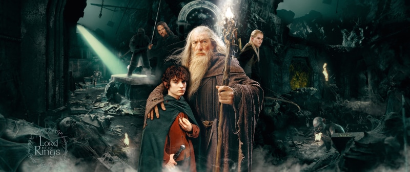 aragorn, frodo, baggins, 8K, rings, the, gandalf, gimli, lord