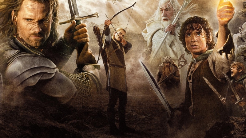 clothing, performance, movie, poster, Gandalf, arts culture and entertainment, men, The Lord of the Rings: The Return of the King, the past, The Lord of the Rings