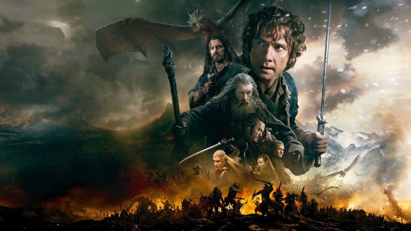 battle, rings, fantasy, 1080P, hobbit, lord, lotr, adventure, five, Armies