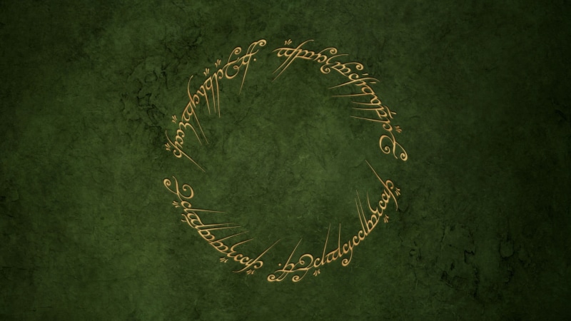 lord, movies, luxury, indoors, love, communication, copy space, The Lord of the Rings, rings, no people, blackboard, green background, shape