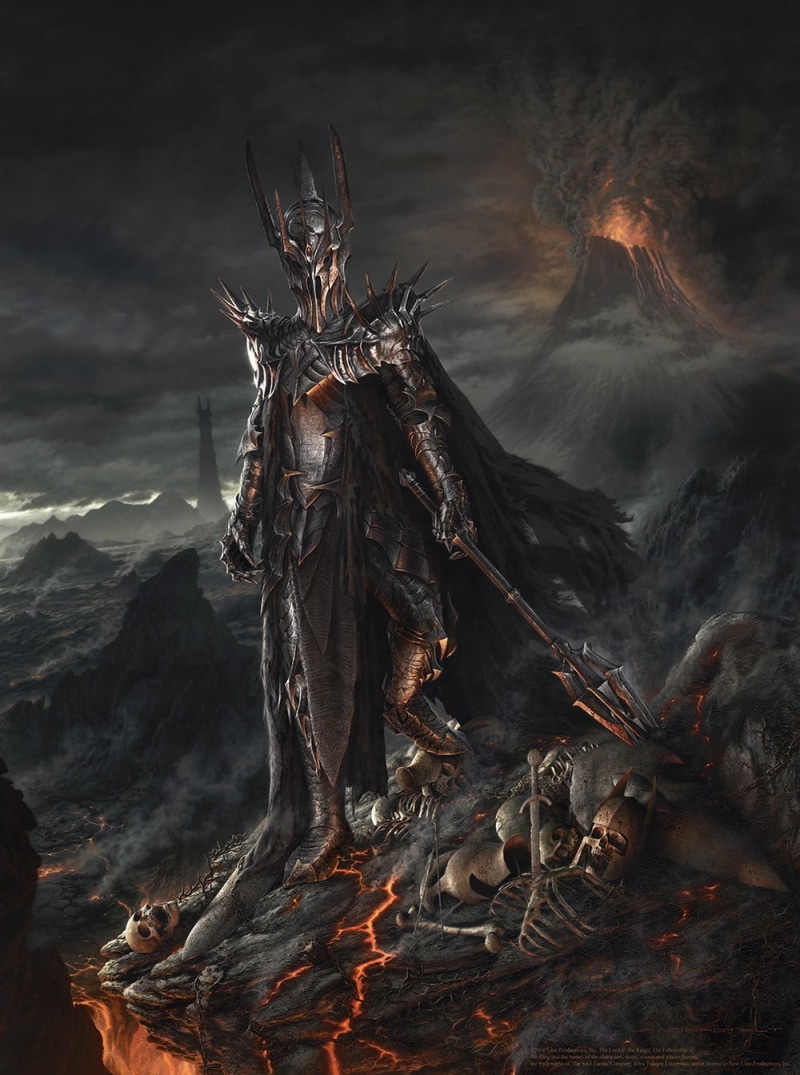 Sauron, The Lord of the Rings, fantasy art, 720P