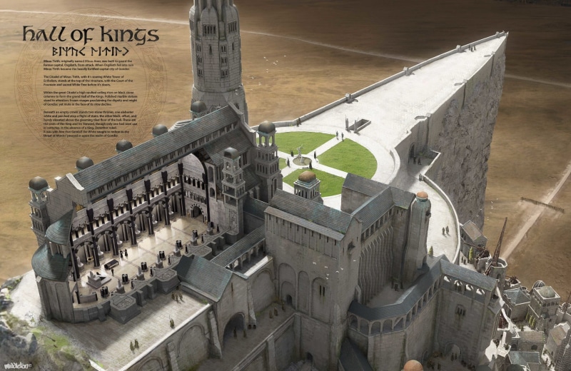 Lord of the Rings, The Lord of the Rings, Minas Tirith, Cross-Section, 1080P