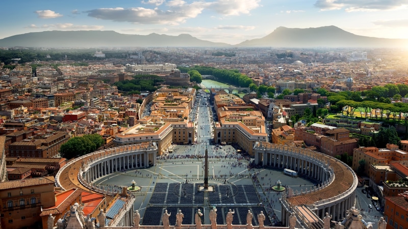 saint peters square, st peters basilica, 5K, basilica di san pietro, saint peter square, st peter basilica, square, aerial photography, plaza, vatican city