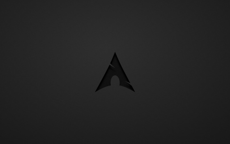 gray background, 1080P, low angle view, Arch Linux, vector, geometric Shape, art and craft, silhouette, single object, studio shot, shiny, dark gray, gray
