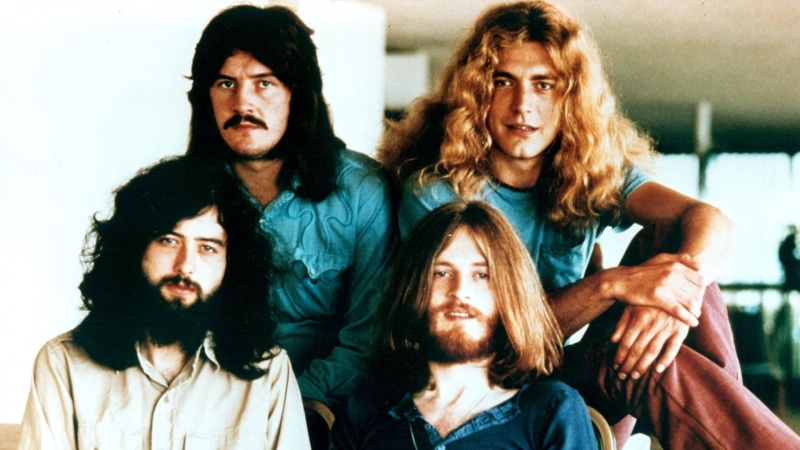 looking, group of people, portrait, young women, emotion, small group of people, music, young men, females, Led Zeppelin, 1080P, men, women, looking at camera
