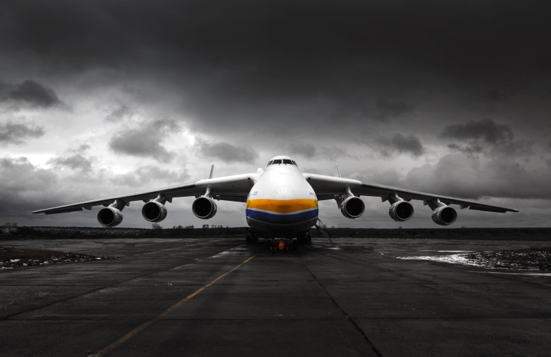 Clouds, white, O. K. Antonov, Antonov 225, Strip, Huge, The an-225, The sky, Mriya, Soviet Transport Jet Aircraft, Soviet Aircraft, Cargo, Soviet, Tolmachev
