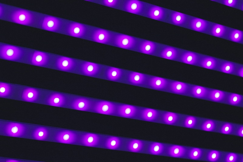 backgrounds, pattern, light, nightlife, nightclub, indoors, turned, lights, purple, night, 5K, decoration, in a row, neon, no people, technology, close-up