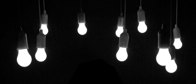 sport, weapon, group of objects, bulbs, dark, black background, darkness, Light Bulbs, shed light, no people, turned, glow, close-up, indoors, arts culture and entertainment