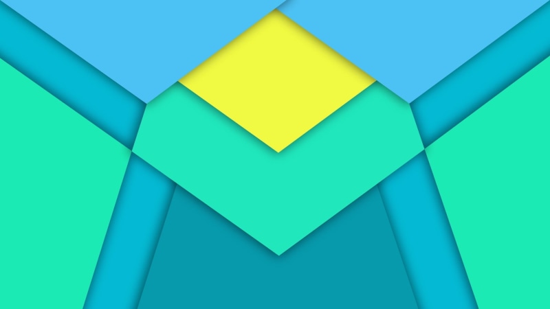 digital art, green color, triangle shape, backgrounds, geometric shape, diamonds, multi colored, abstract, yellow, triangle, material style