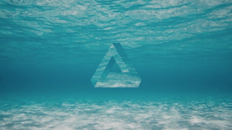 underwater, water, day, nature, 1080P, blue, animal, no people, undersea, floating on water, scenics - nature, geometry, outdoors, triangle, copy space