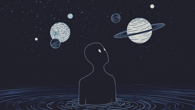space, moon, 1080P, night, fool, traveler, art