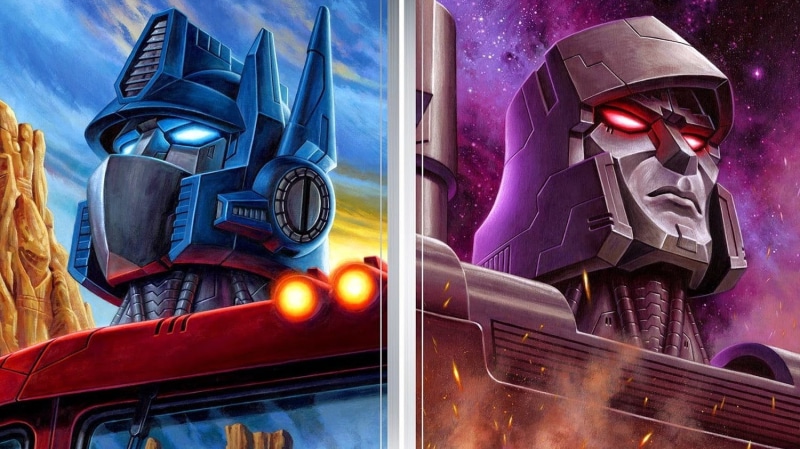 720P, protection, land vehicle, outdoors, Transformers G1, digital, purple, human representation, security, day, prime, Autobots, Megatron