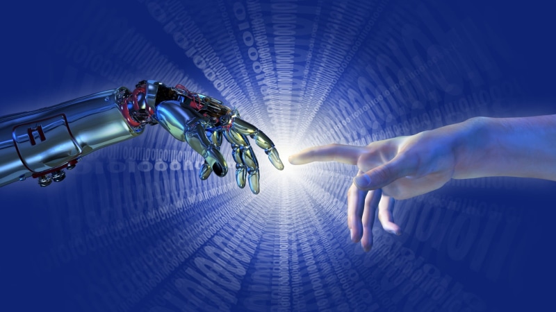 connection, futuristic, light, hand, data, adult, illuminated, digital composite, intelligence, 1080P, wireless technology, internet, water, robotics