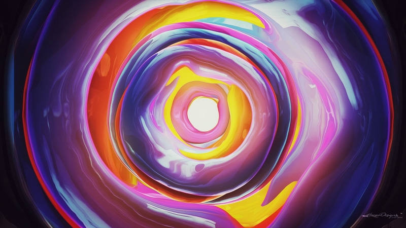 backgrounds, digital art, outdoors, geometric shape, pattern, full frame, artwork, shape, abstract backgrounds, Lacza, no people, motion, vortex, circle