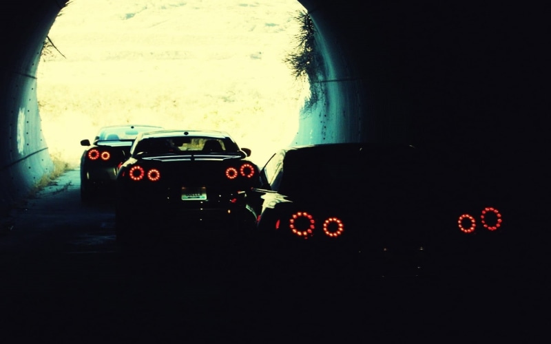 vehicle interior, 720P, Nissan GT-R, city, mode of transportation, road trip, car interior, nature, backlight, transportation, day, road, indoors, travel