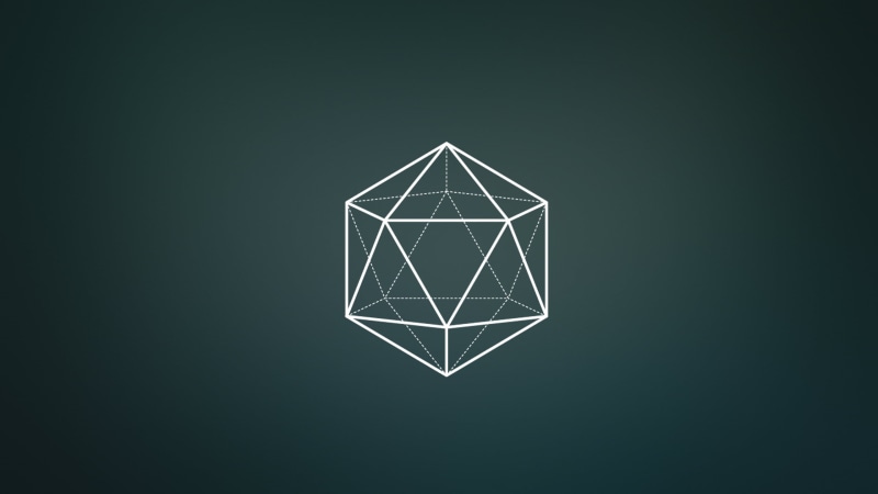 geometric figures, geometry, icosahedron, 2K, polygon art