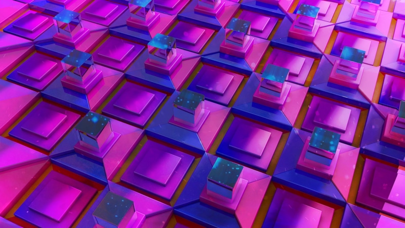 block, backgrounds, pink color, box, repetition, abundance, 1080P, geometric figures, art and craft, side by side, purple, large group of objects, pattern