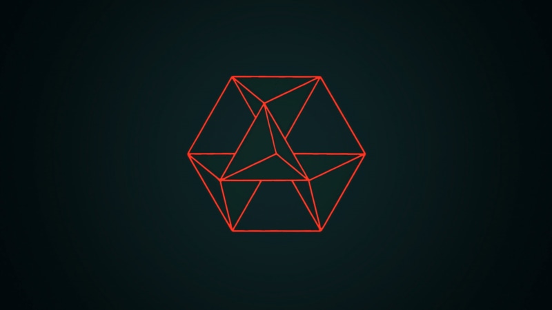 polygon art, 2K, geometric figures, geometry