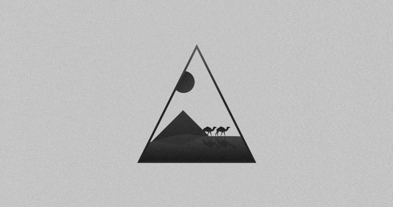 white, geometry, black, digital, triangle, camel ride, gray, 8K, geometric figures, minimalism, digital art, simple, simple background