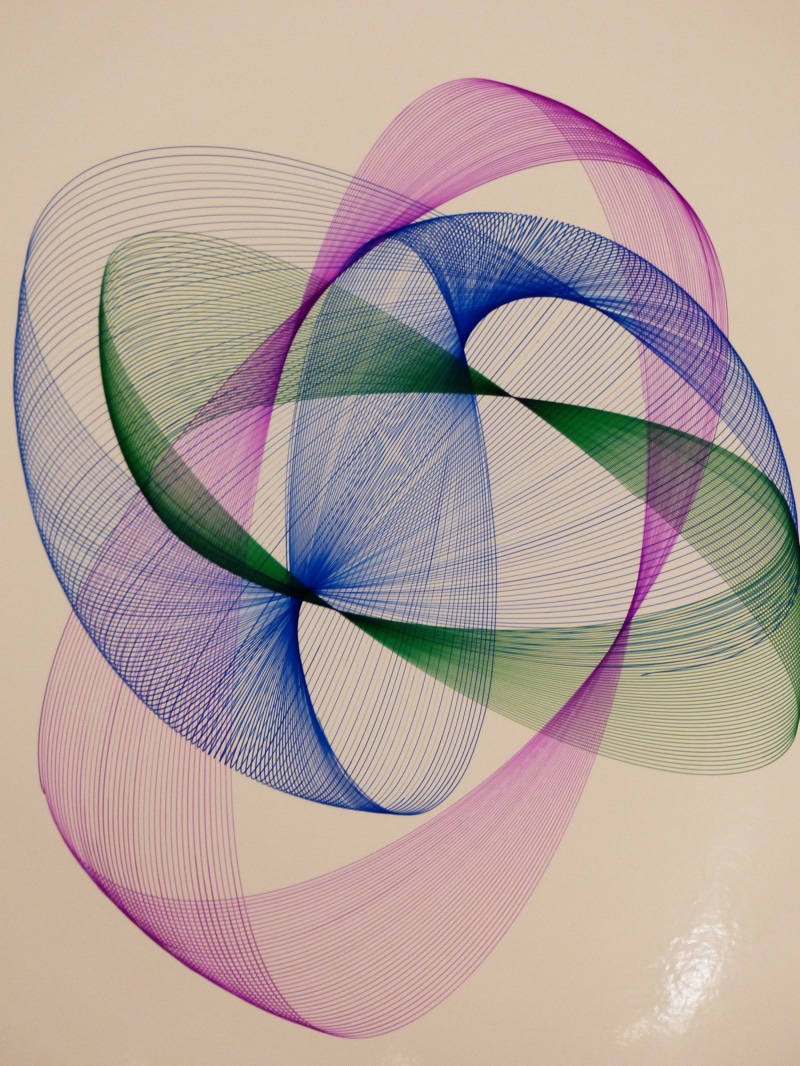 vector, closed curve, creativity, green, shape, craft, illustration, circle, artwork, harmonic vibration, vibration units, overlay, violet, still life