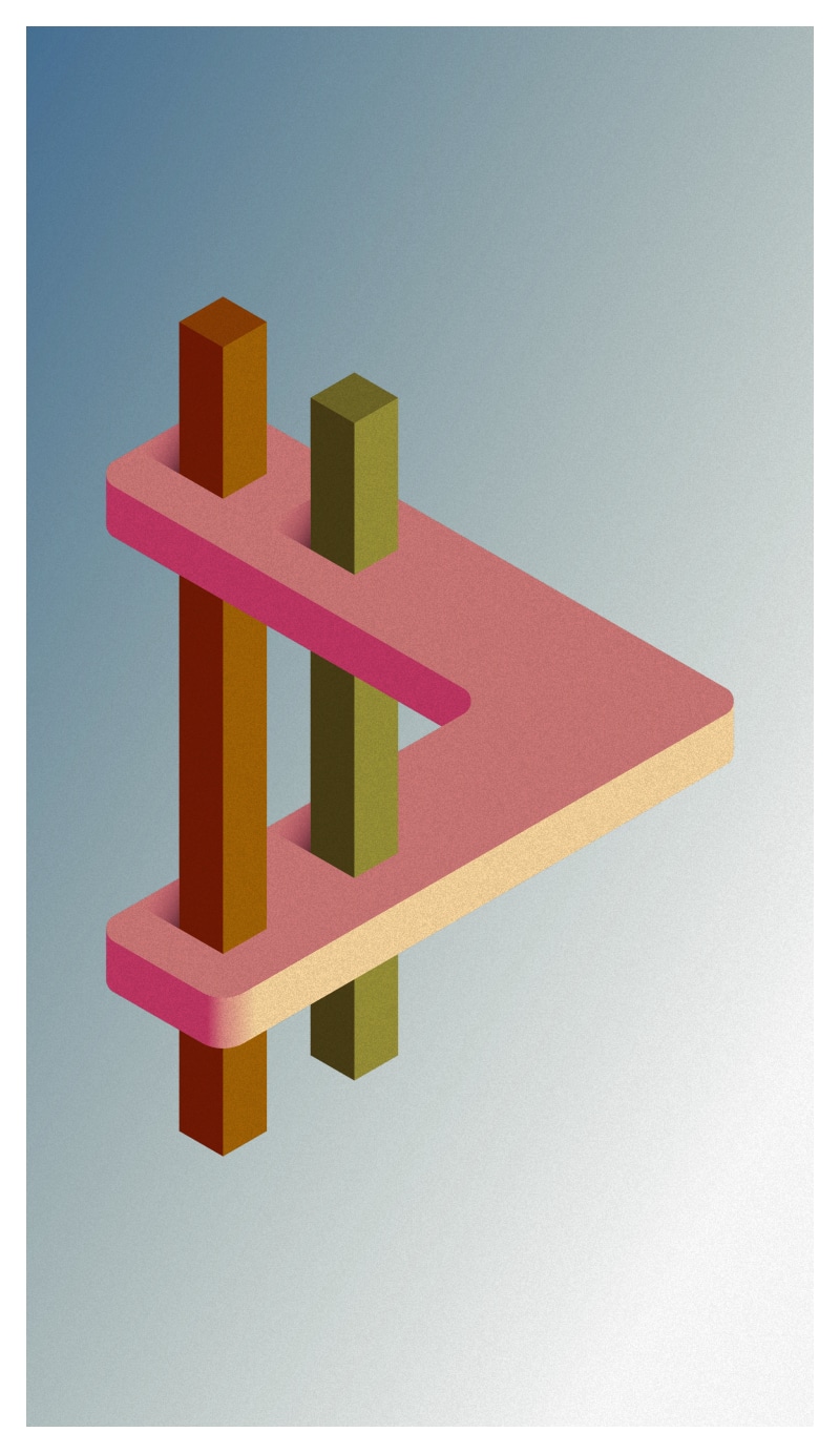 impossible, geometric figures, Adobe, chavitagoras, 8K, illustration, geometry, mathematics