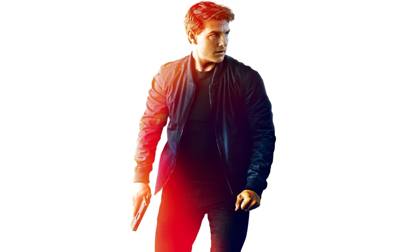 4K, cut out, lifestyles, white background, young men, mission: impossible fallout, leisure activity, young adult, casual clothing, studio shot, red, one person