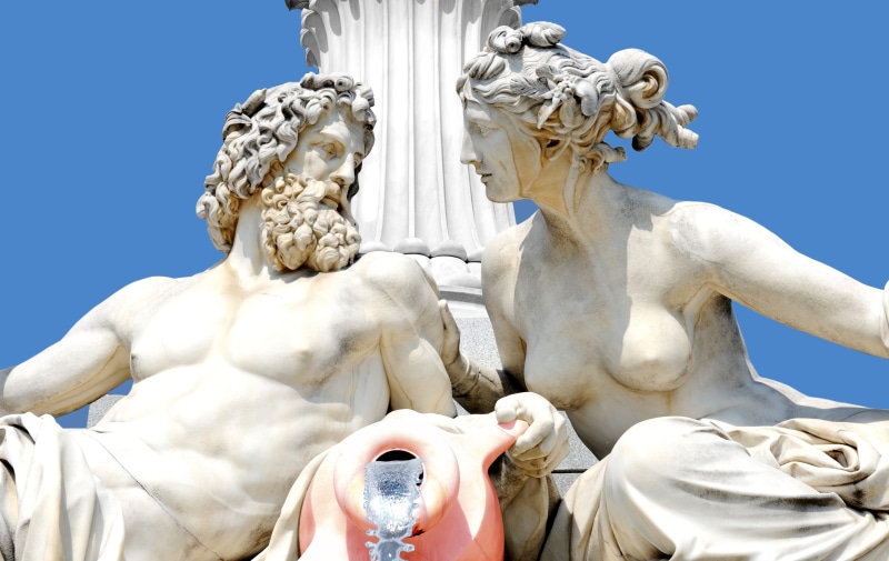 history, krug, creativity, 2K, nature, mythology, two, god, art, sculpture, the past, angel, day, clear sky, vessel, pillar, greek, human, representation