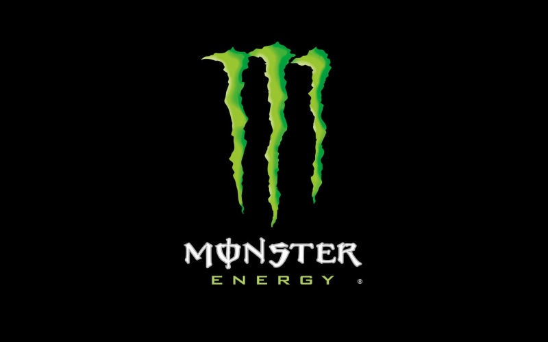 logo, drink, green, black, claw, sponsor, desktop, energy, 1080P, monster