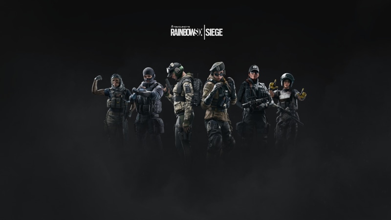 Rainbow Six: Siege, males, 4K, Twitch, young adult, people, Ela, security, Zofia, group of people, men, government, young men, black background, Mira